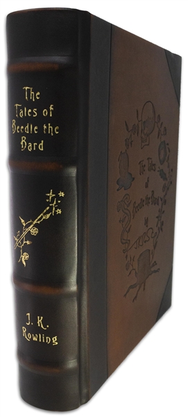 J.K. Rowling First Printing of ''The Tales of Beedle the Bard'' -- With Custom Pouch, Case & All Ten Collector's Edition Prints